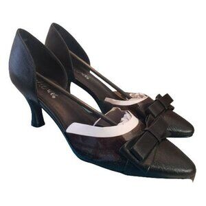 Bellivi Cupcake Black Lucite NIB size 9.5